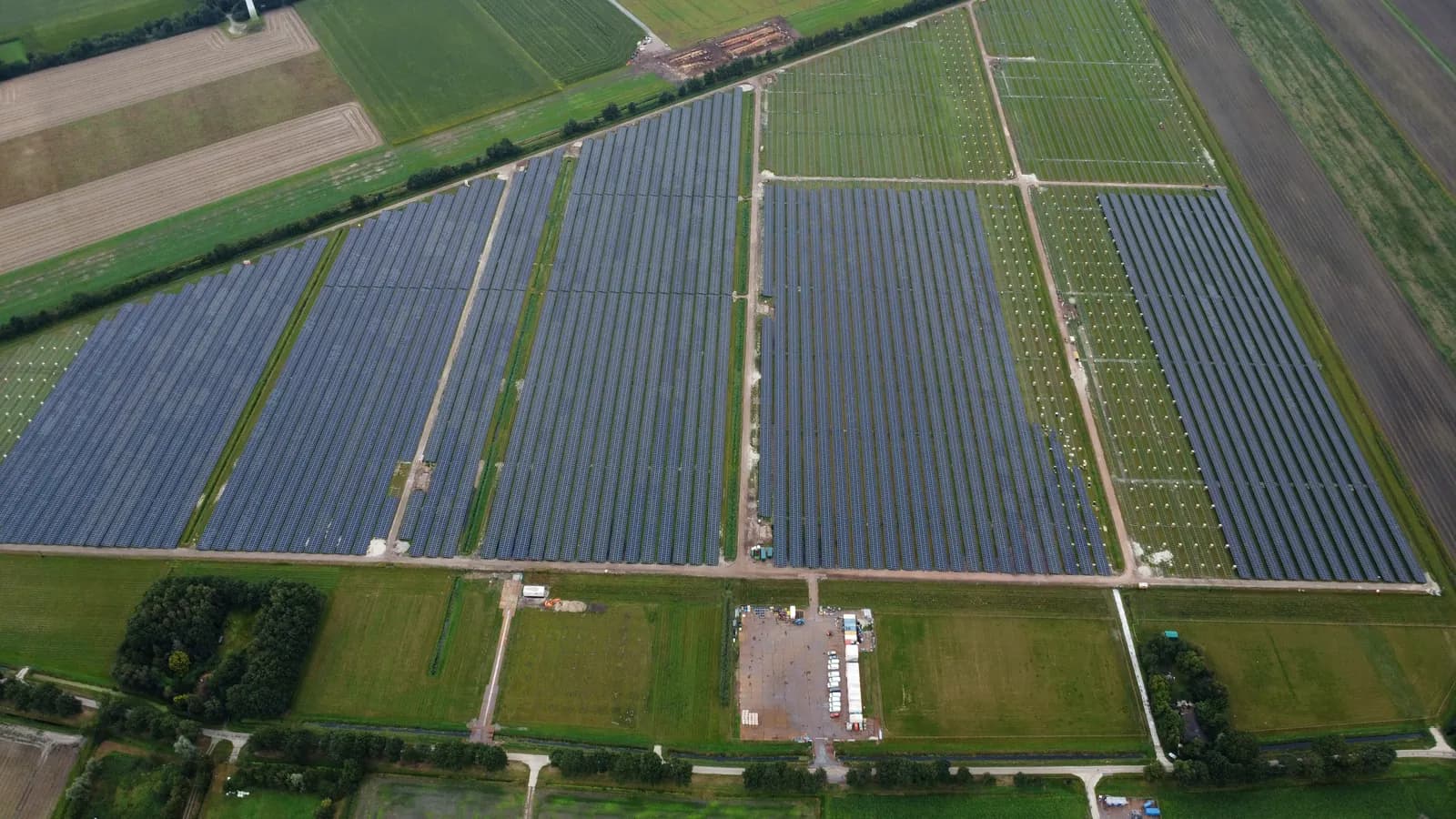 Vista aerea del parco di Bellingwolde, settembre 2025