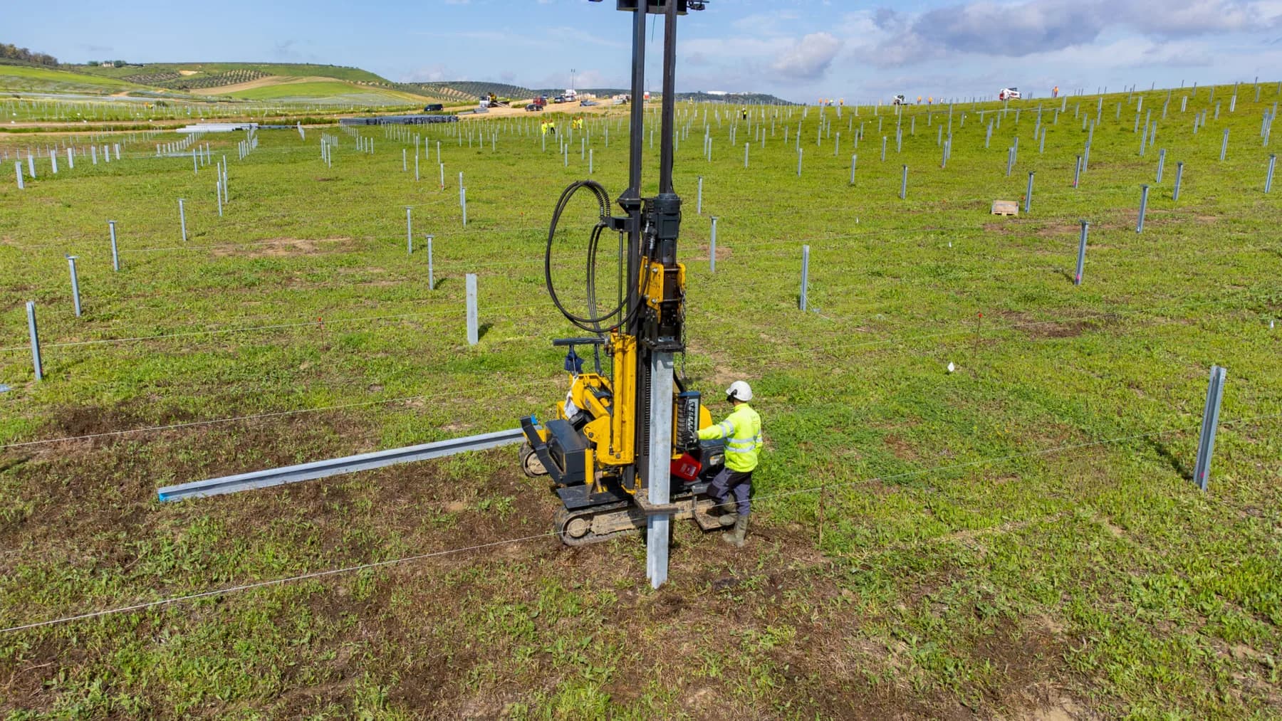 L'infissione di un palo a Salteras