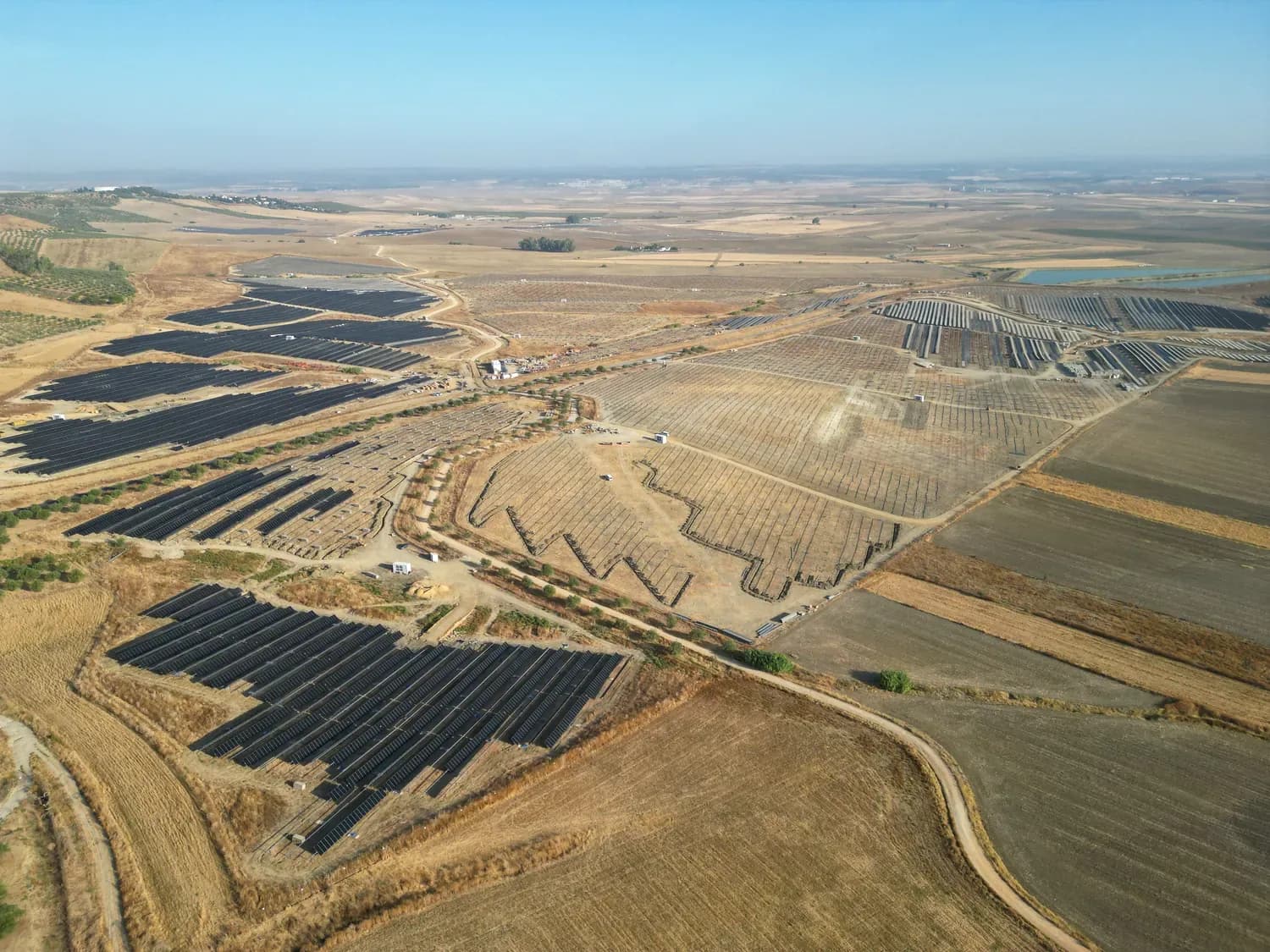 Salteras durante la costruzione, vista d'insieme